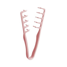 Wide Tooth Root Lifting Comb Pink for Volumizing Hair, Gentle Detangling and Natural Texture Styling