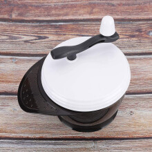 Hair Dye Mixing Bowl with Hand Crank for Quick Uniform Mixing, Large Capacity Salon and Home Use
