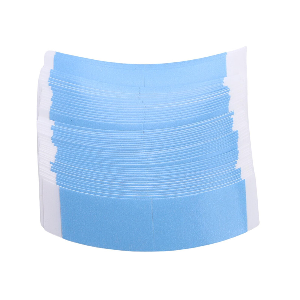 Strong Hold Lace Wig Tape Blue Double Sided Strips for Lace Front Wigs 50pcs Sweat Resistant