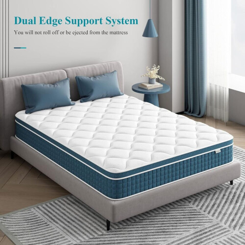 King Size Hybrid Pocket Spring Mattress Medium Firm 1