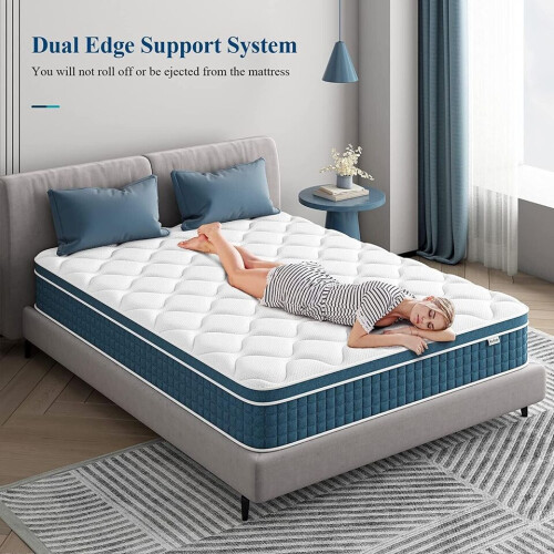 King Size Hybrid Pocket Spring Mattress Medium Firm 2