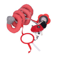 Süßer bunter Baby-Spiral-Plüschspielzeug für 0–12 Monate, Hängendes Tier-Design