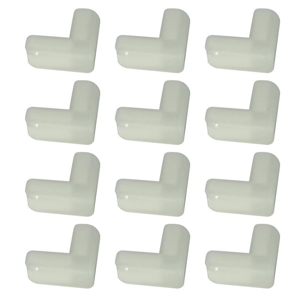 12pcs Luminous Silicone Corner Guards Soft Glow Baby Kids Furniture Protectors