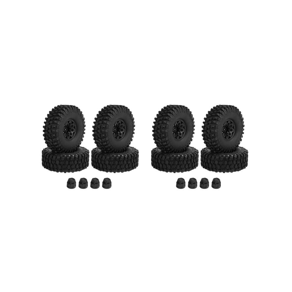 8Pcs 120Mm 1.9 Beadlock Wheel Rim Tire Set For 1/10 Rc Crawler Car Trx4 Rc4wd D90 Axial Scx10 Ii Iii Redcat Mst 4712432206474