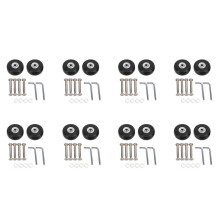 16 Sets of Luggage Suitcase Replacement Wheels Axles Deluxe Repair Tool 50 x 20 x 6.1 mm