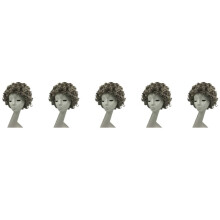 5X Silver Adult Momma Old Lady Costume Wig Granny