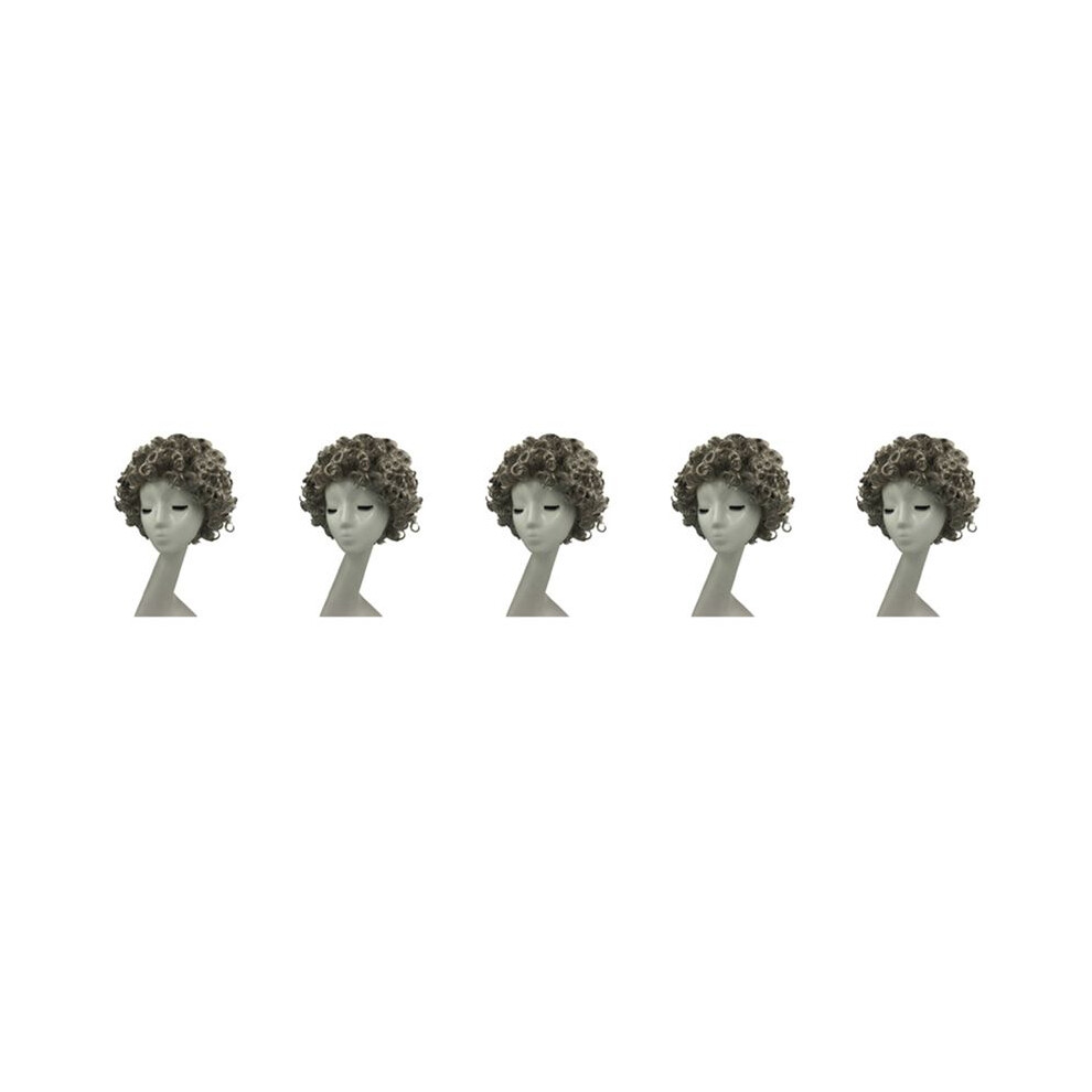 5X Adult Momma Old Lady Costume Wig Granny Silver 6033335517442