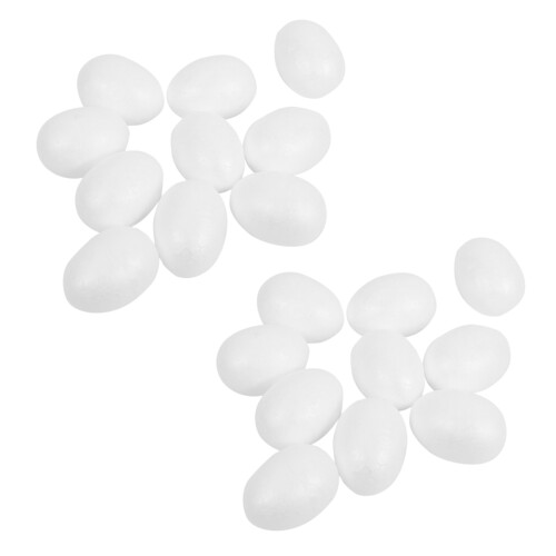 20x  eggs 6 cm white Easter Egg decorative egg for painting or sticking