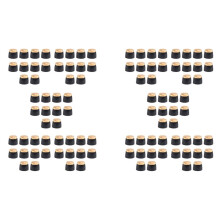 100X Guitar AmP Amplifier Knobs Push- Negro + Gold Cap para Amplifier