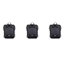 Rhinowalk 3X Pannier Bag Bicycle Waterproof Motorbike Bag MTB Road Rear Rack Cycling Rear Bag Backpack 20L(Black)
