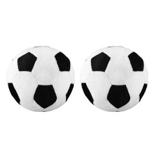 2X Almohadilla de tiro de Futbol bola de los deportes de Peluche Juguete de Peluche Suave Para ninos Regalo