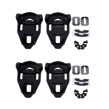 4X Bike Cleat Set Plastic Black Road Bike Cycling Pedal Cleat Lock for IClic/X-Presso Pedal