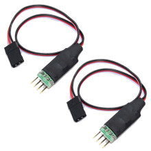 2X Tarjeta de Interruptor de Control Remoto MóDulo de Control de Luz CH3 para el Modelo RC LáMpara de Luz