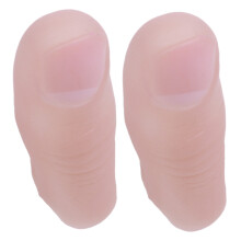 2X Soft Thumb Tip Finger Fake Magic Trick Vinyl Toy Funny Prank