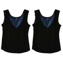 2X Gilet de Sauna Haute Qualité Gilet de la Santé Dessus en Plastique PolymèRe Convient pour Minceur Perte de Poids Santé pour L'Homme L/XL