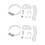 2X Electric Bicycle Spare Dropout Amplifier Easy Install Accessory Front Rear Replace Electric E Bike Torque Arm 1