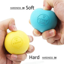 8X KSONE Lacrosse Massageball Satz Muskelmassage Roller Tiefe Gewebebälle Harter und Weicher Massageball mit Miniball