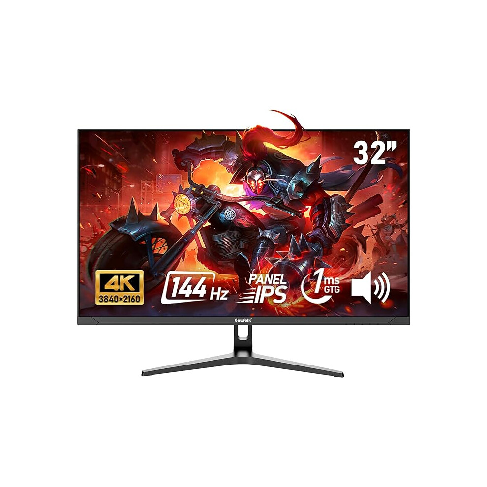 32 Inch 4K Ultra Hd Computer Monitor, 144Hz Gaming Pc Screen, 1Ms, Adaptive Sync, 100% Srgb 001276587967