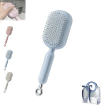 Hair Brush with Retractable Bristles, Self Cleaning Detangling Comb, Anti Static Scalp Massager for Wet and Dry Hair