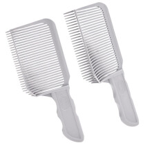 Professional Barber Fade Comb Set with Ergonomic Curved Grip and Smooth Glide Teeth, 2pcs