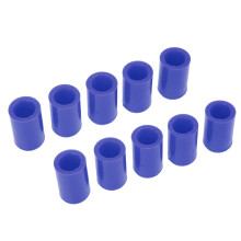 10er Set Silikonschlauchkappen 12mm Blau