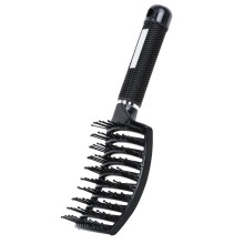 Curved Vented Hair Brush with AntiStatic Teeth for Wet and Dry Hair, Ergonomic Grip for Styling