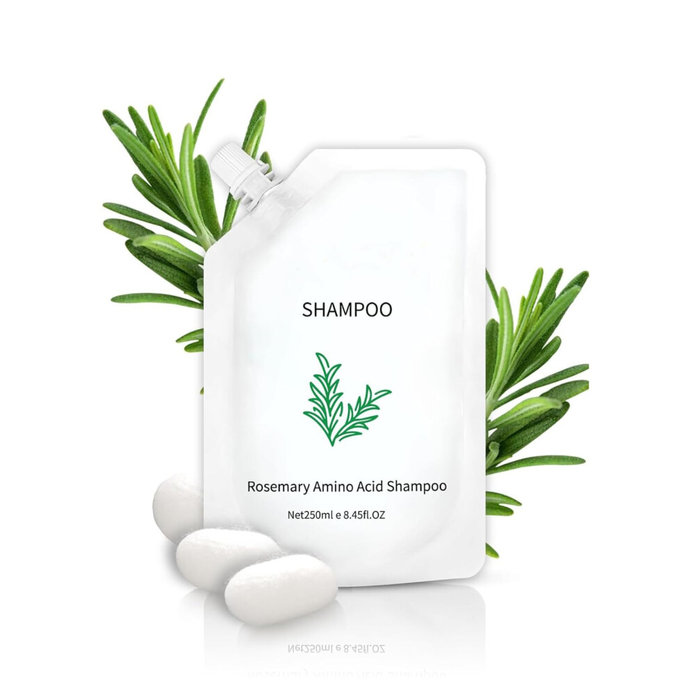 White Rosemary Shampoo For Hair Loss And Growth, Amino Acid Formula, Nourish Scalp, 8.92 Fl Oz