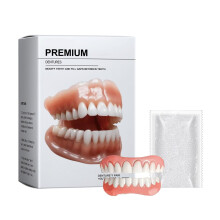Teeth Cover 2PC, Cosmetic Dental Veneers for Gaps and Smile Correction, Natural Comfortable Fit