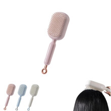 Self Cleaning Hair Brush with OneTouch Retractable Cushion, Gentle Detangling for All Hair Types, Pink
