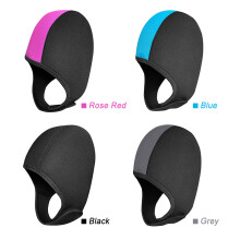 Cappuccio da immersione in neoprene da 2,5 mm per uomini e donne, cappellino termico per muta, nero/blu/rosa rosso/grigio