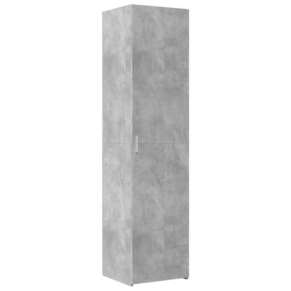 Vidaxl (Concrete Grey) Highboard Sideboard Side Cabinet Cupboard Concrete Grey Engineered Wood