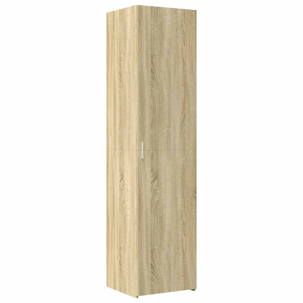 Vidaxl (Sonoma Oak) Highboard Sideboard Side Cabinet Cupboard Concrete Grey Engineered Wood