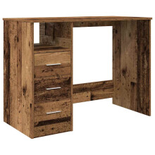 vidaXL Desk Old Wood 102x50x76 cm Engineered Wood office desk study desk