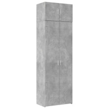 (concrete grey) vidaXL Storage Cabinet Hall Side Cabinet Sideboard Grey Sonoma Engineered Wood