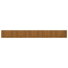 (brown, 60 x 500 cm) vidaXL Rug Floor Mat Area Rug Hallway Mat Carpet Runner Square Nature Bamboo