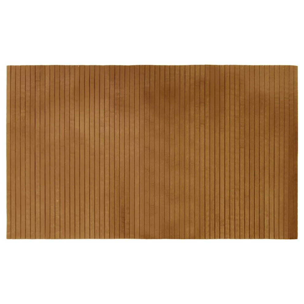 Vidaxl (Brown, 60 X 100 Cm) Rug Floor Mat Area Rug Hallway Mat Carpet Runner Square Nature Bamboo