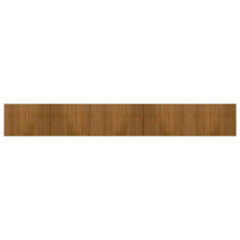 (brown, 70 x 500 cm) vidaXL Rug Floor Mat Area Rug Hallway Mat Carpet Runner Square Nature Bamboo