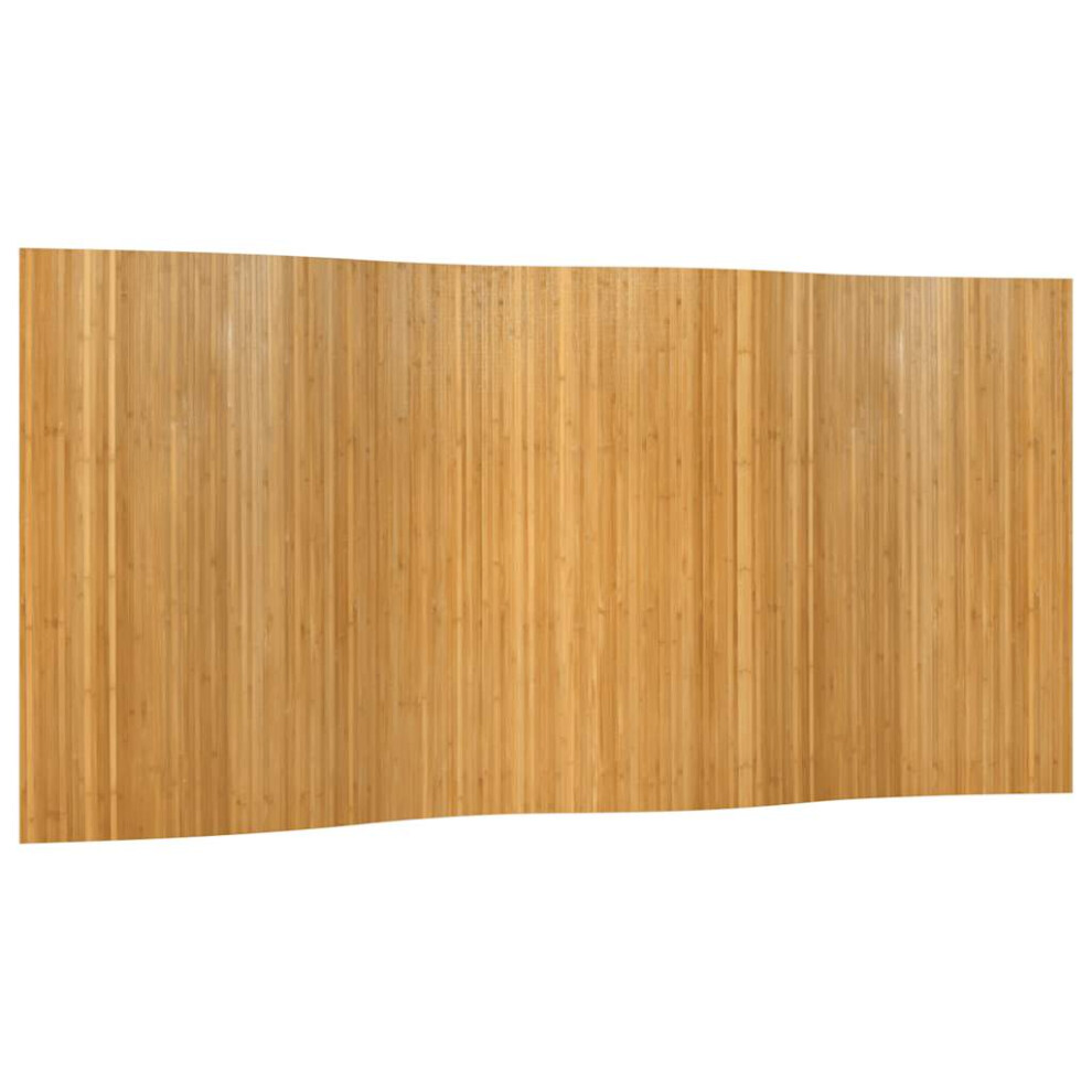 Vidaxl (Natural, 165 X 400 Cm) Room Divider Indoor Privacy Screen Room Partition Privacy Panel Bamboo