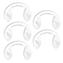 5pcs Soft Silicone Nose Pads for Glasses and Sunglasses, Anti Slip U Shape Cushion, Easy Peel Fit