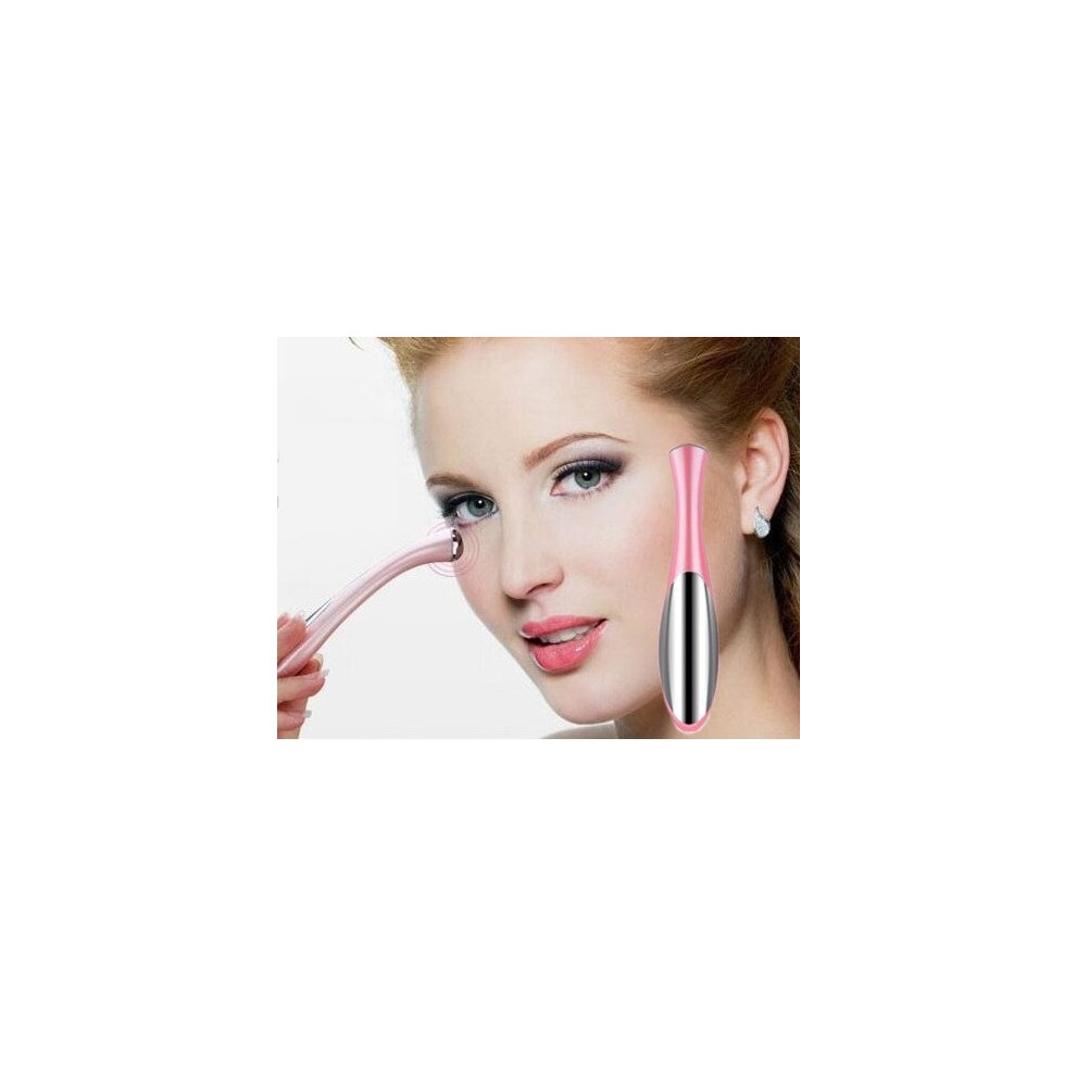 Dark Ion Eye Massager Pen With Vibration Technology For Wrinkle Removal, Circles And Puffiness