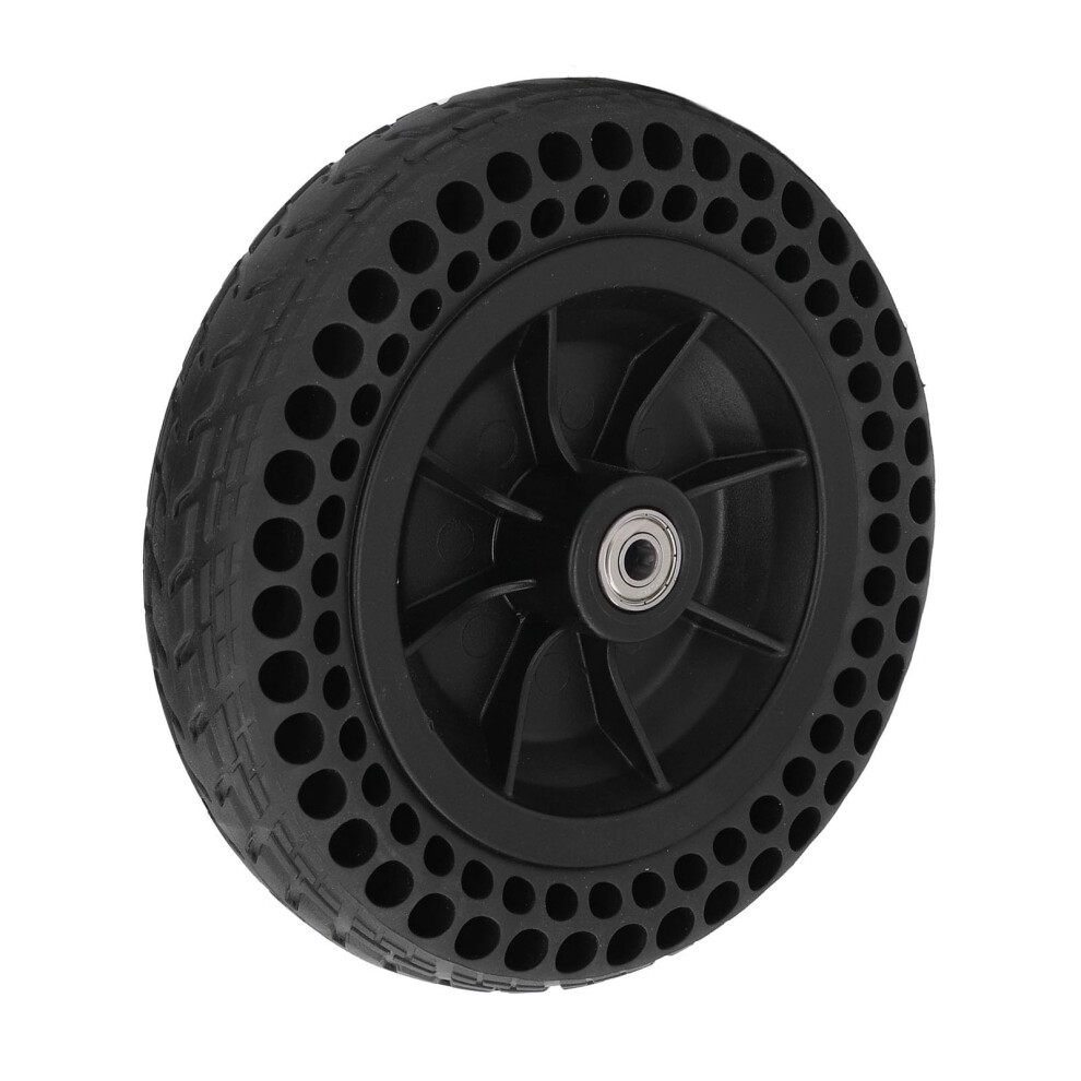 8 Inch Tpe Rubber Caster Wheel, Solid Replacement Tire With Quiet Rolling And Anti Slip Grip, 75Kg Heavy Duty 9330225936022