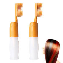 Hair Dye Applicator Bottle with Comb for Even Coloring, Mess Reusable 110ml, 2PCS