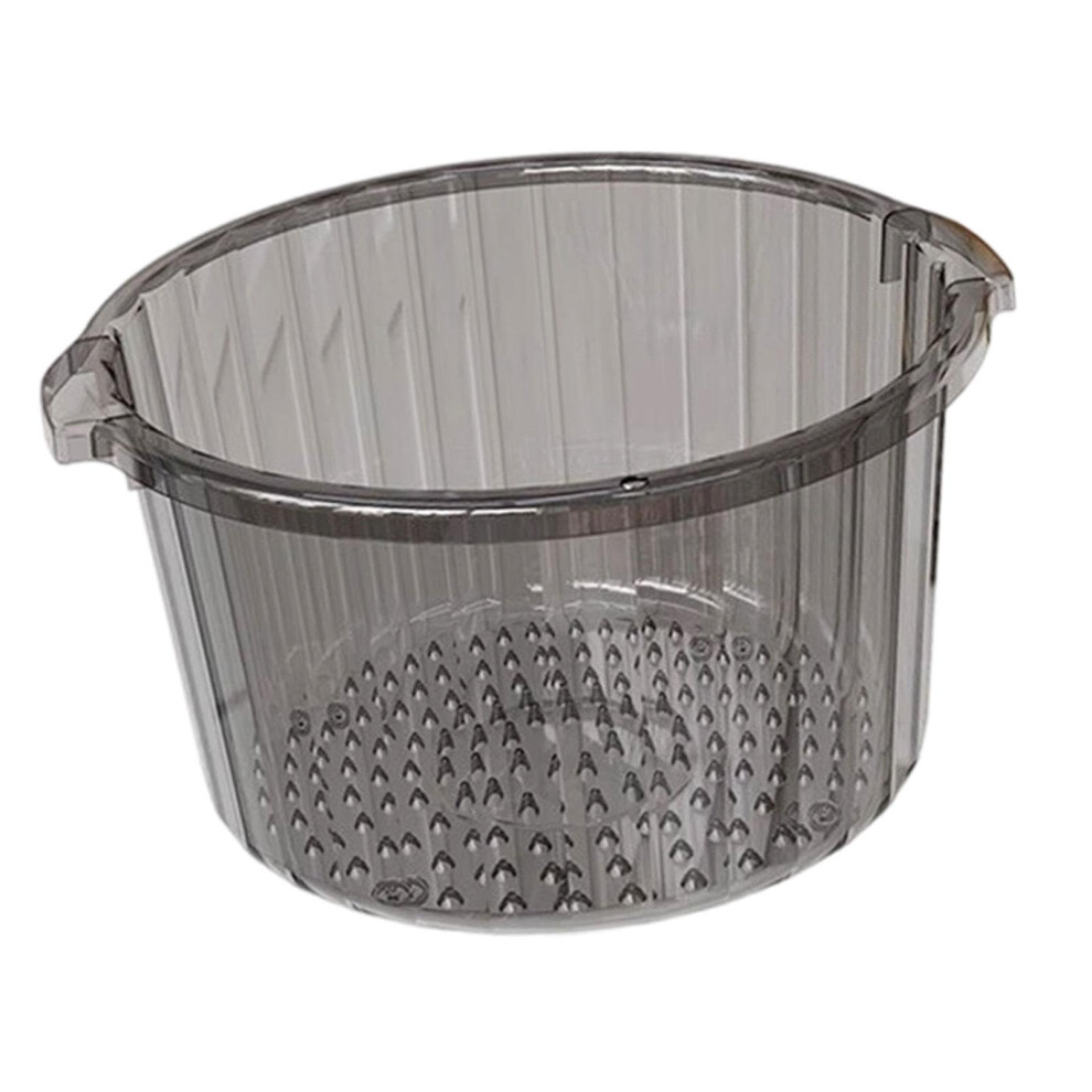 Large Foot Soak Tub with Raised Massage Bumps, Anti Slip Base and Handles for Home or Travel