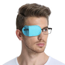 6pcs Blue Eye Patch for Glasses, Single‑Lens Occlusion for Lazy Eye and Amblyopia Treatment