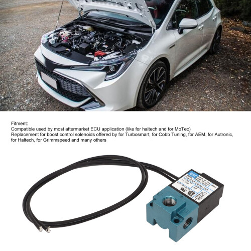 3 Port 12V 5.4W Boost Control Solenoid Valve for ECU Replacement 2