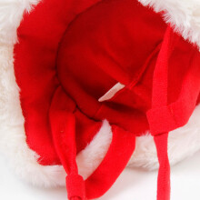 Chinese Style Pet Lion Hat for Dogs, Warm Adjustable Holiday Costume Green L