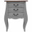 VidaXL vidaXL Bedside Cabinet Nightstand Bed Table Side Table Solid Mahogany Wood 4