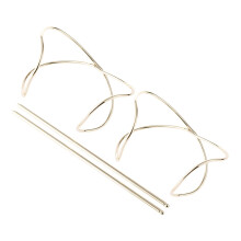 2pcs Vintage Metal Hair Sticks for Thick Hair Bun Hairstyles Secure Grip Wedding Accessories