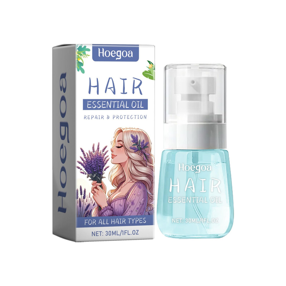 Hair Growth Serum with Essential Oil Treatment, Anti Hair Loss, Scalp Moisture and Split Ends , 30ml
