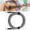 3m Copper Core Noise Reduction Guitar Cable Black & White for Performance 8